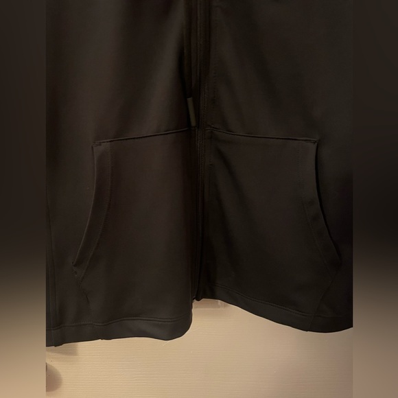 Flex It Pink black and teal zip up hoodie with laser cut pattern. - Picture 2 of 7